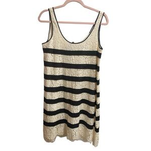 BCBG Maxazria Dress size Small, Antique white‎ and black, Lace NWOT